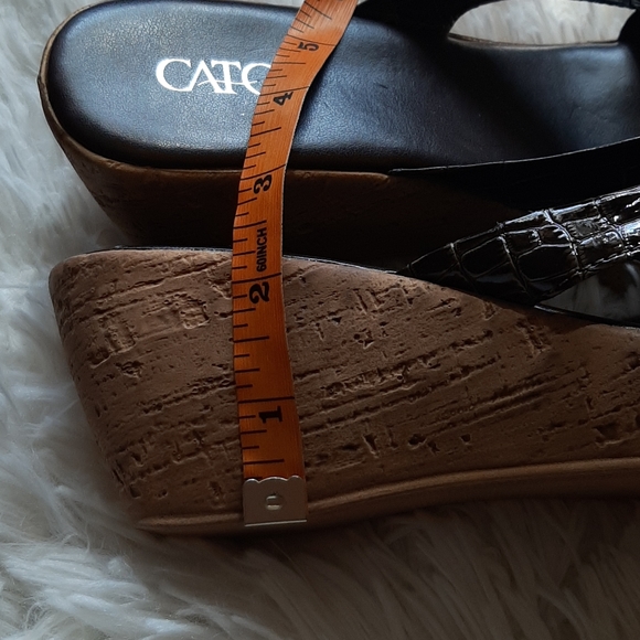 Cato Cork Wedge Sandals - Picture 15 of 16